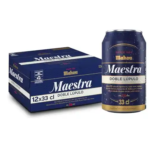 Pack 12x 33cl Cerveza Tostada Mahou Maestra