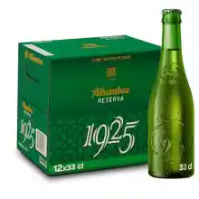 Pack 12x cervezas Alhambra Reserva 1925 33cl