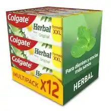 Pack 12x Pasta Dientes Colgate Herbal