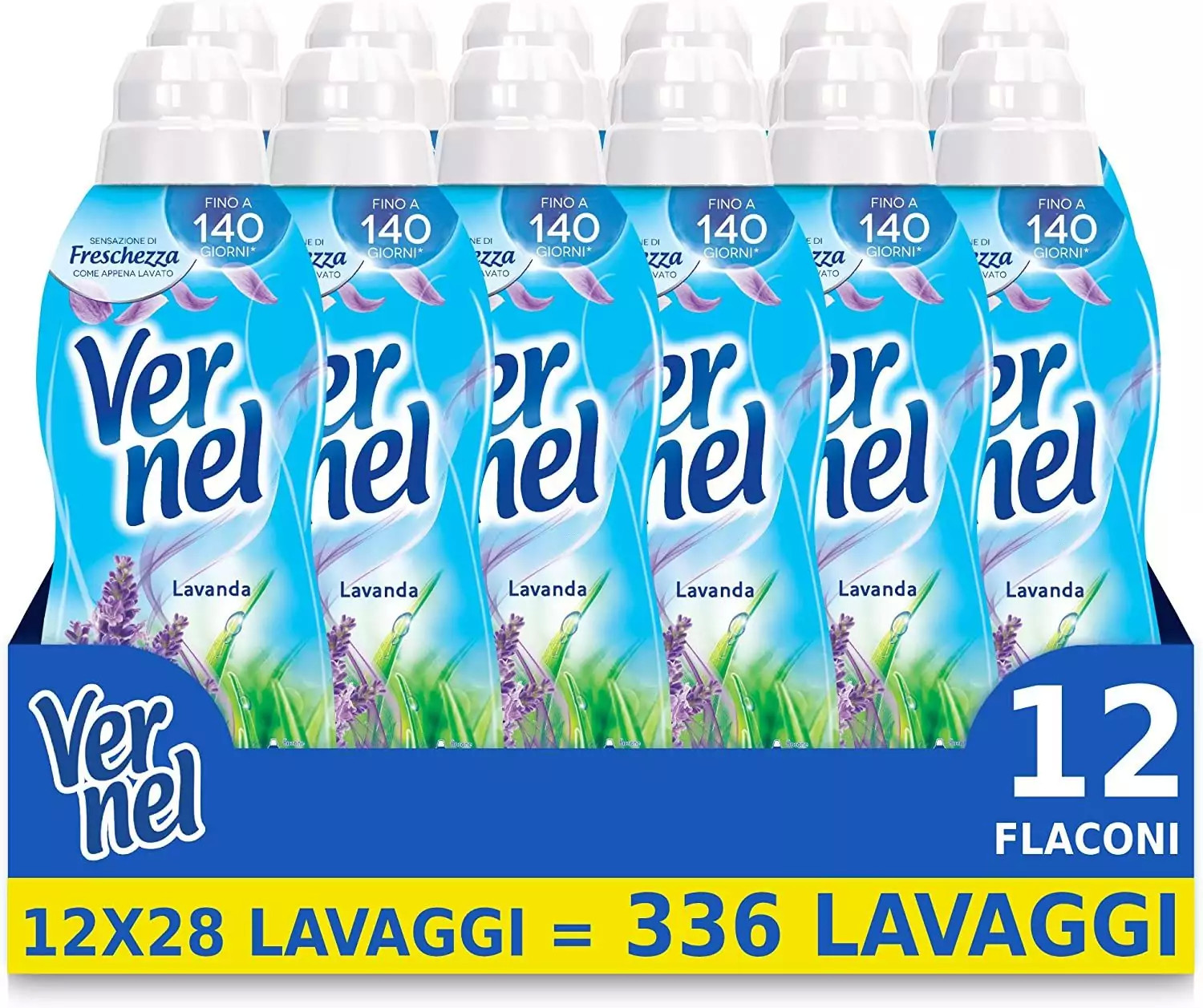 Pack 12x Suavizante Vernel concentrado de Lavanda