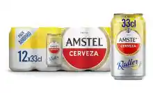 Pack 12x33cl Amstel Radler Cerveza Limón