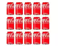 Pack 15 latas 33cl de Coca-Cola o Coca-Cola Zero solo 4,95€