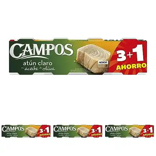 Pack 16 latas Atún Claro en Aceite De Oliva CAMPOS