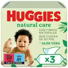 Pack 168 Toallitas Huggies Natural Care Toallitas para Bebé