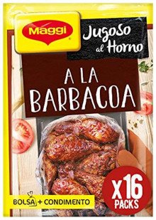 Pack 16x especias Jugoso al Horno a la Barbacoa de Maggi