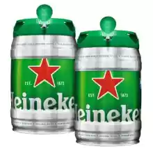 Pack 2 barriles de cerveza HEINEKEN de 5L (Total 10 LITROS)