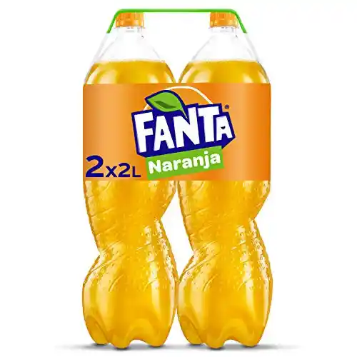 Pack 2 botellas de 2L de Fanta Naranja