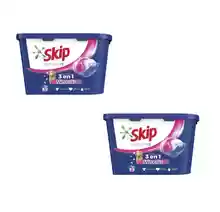 Pack 2 envases de Skip Ultimate Detergente en Cápsulas Fragrancia Mimosín