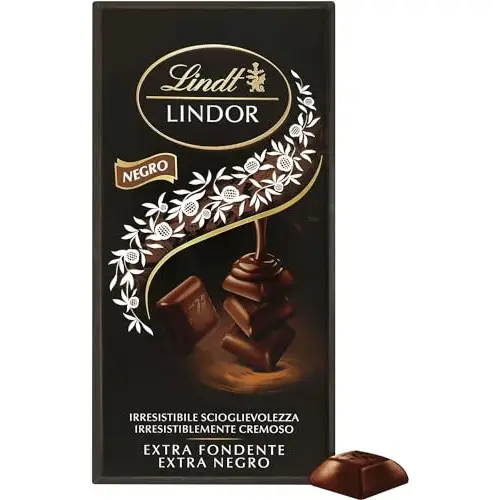 Pack 2 tabletas Lindt Chocolate LINDOR SINGLES Chocolate Negro