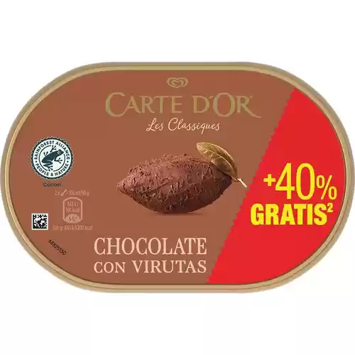 Pack 2 Tarrinas helado Carte D'or de 1,3 litros