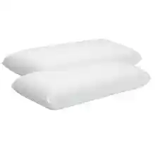 Pack 2 Unidades Almohada Viscoelástica Fibra Pikolin Home - Hipoalergénica, Doble Funda, Firmeza Alta, para Dormir de Lado, 70x35 cm