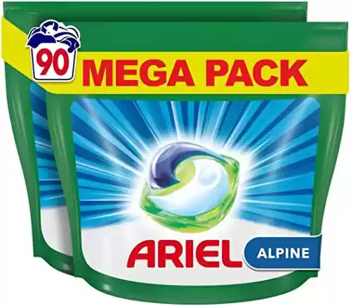 Pack 2 x 45 Ariel Pods Detergente Lavadora Cápsulas, 90 Lavados