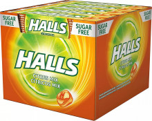 Pack 20 paquetes caramelos Halls Mix Cítrico