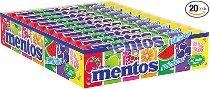 Pack 20x paquetes de Mentos Fruit Rainbow