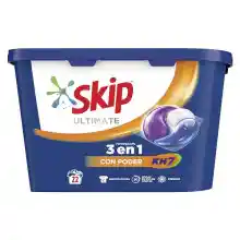 Pack 22 lavados Skip Ultimate Detergente en Cápsulas Poder KH7