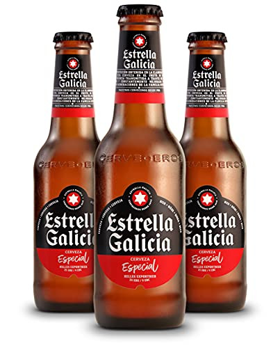 Pack 24 botellines Estrella Galicia Cerveza Especial 25cl