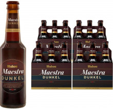 Pack 24 Botellines Mahou Maestra Dunkel 33 cl