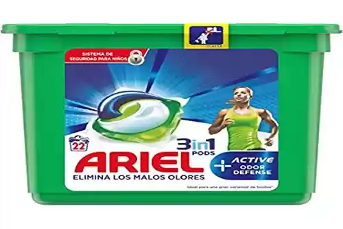 Pack 24 cápsulas Ariel Pods detergente 3 en 1 Active