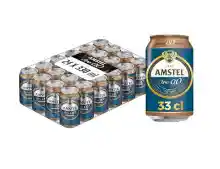 Pack 24 latas Amstel Oro 0,0 cerveza tostada 33cl