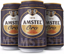 Pack 48 Latas Cerveza Amstel Oro 33cl