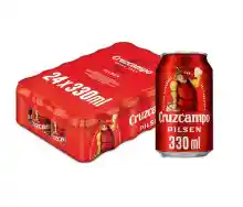 Pack 24 latas de cerveza Cruzcampo 33cl