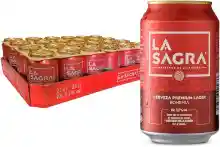 Pack 24 latas de Cerveza La Sagra 33cl