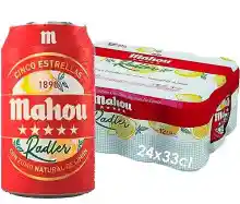 Pack 24 latas de Cerveza Radler Mahou 5 Estrellas