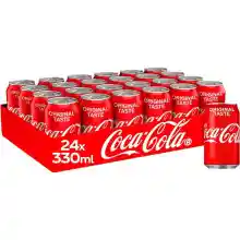 Pack 24 Latas de COCA COLA - DE 18:00 A 00.00 SOLO HOY!