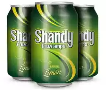 Pack 24 latas de Cruzcampo Shandy Cerveza Limón 33cl