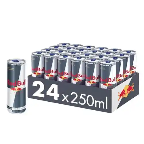 24 latas de Red Bull Zero, Bebida energética - la lata a 0,90€