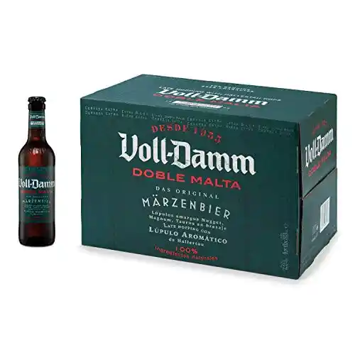 Pack 24x Cervezas Voll-Damm Doble Malta 33cl