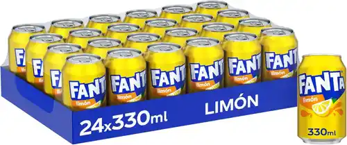 Pack 24x latas 33cl Fanta Limón