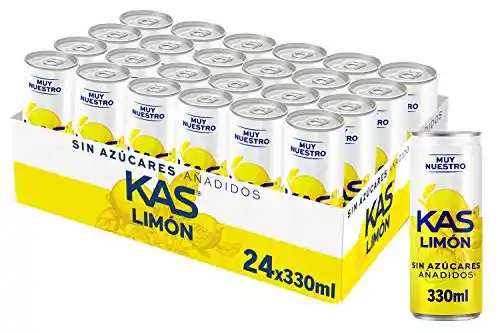 Pack 24x latas de Kas Limón 330ml