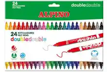 Pack 24x Rotuladores alpino double double