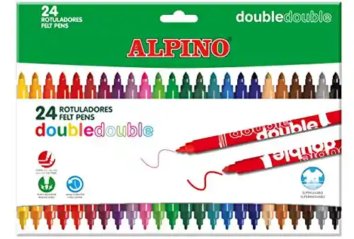 Pack 24x Rotuladores alpino double double