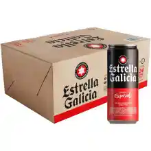 Pack 24x33cl latas de cerveza Estrella Galicia