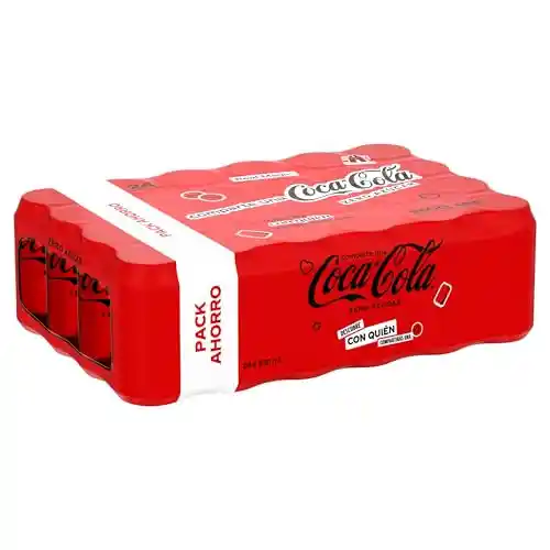 Pack 24x33cl latas de Coca-Cola Zero Azúcar