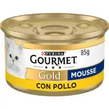 Pack 24x85g latas GOURMET Gold Mousse Comida Húmeda para Gato Adulto
