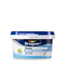 Pack 2x botes de 500g Masilla Grietas Profundas Blanco Bruguer