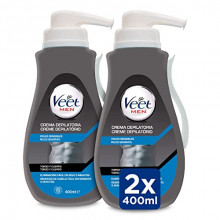 Pack 2x Crema Depilatoria Veet Men Pieles Sensibles