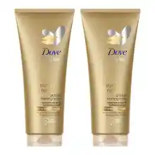 Pack 2x loción Autobronceador Dove Summer Revived 200ml