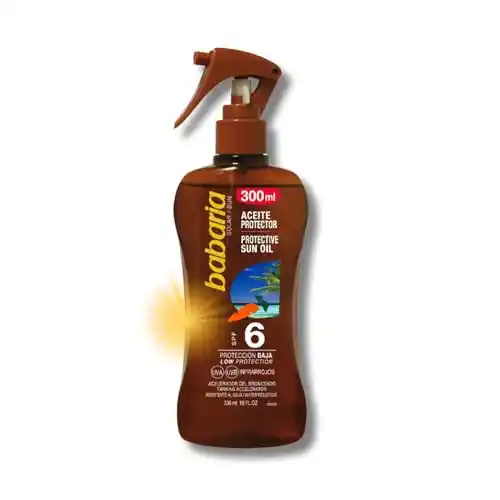 Pack 2x Protector Solar Babaria Spray Sol Zanahoria F-6 (50% en 2ª unidad)