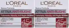 Pack 2x Tratamiento antiarrugas crema de día L'Oreal