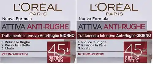 Pack 2x Tratamiento antiarrugas crema de día L'Oreal