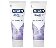 Pack 2x unidades de pasta de dientes Oral B 3D White de Luxe Perfeccion