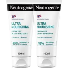 Pack 2x100 ml Crema de Pies Ultra Hidratante Neutrogena Fórmula Noruega