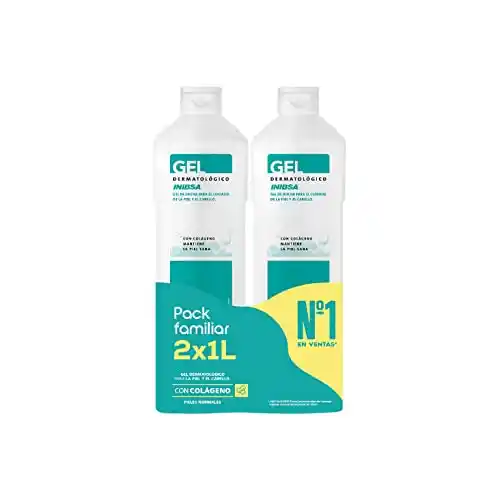 Pack 2x1L Gel Baño Dermatológico Inibsa