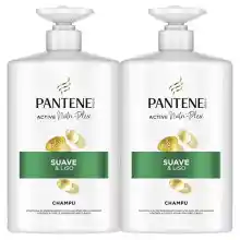 Pack 2x1L Pantene Pro-V Suave Y Liso Champú