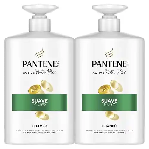 Pack 2x1L Pantene Pro-V Suave Y Liso Champú