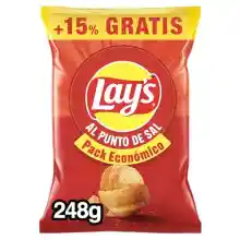 Pack 2x248g Lay's Patatas Fritas al Punto de Sa (-70% en 2ª unidad)